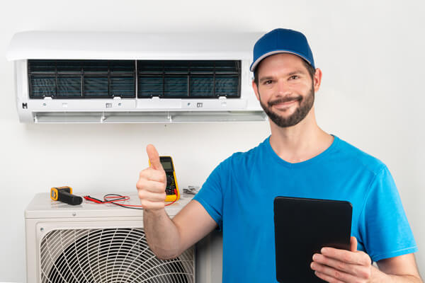 Choose a reputable HVAC contractor for air conditioner installation.