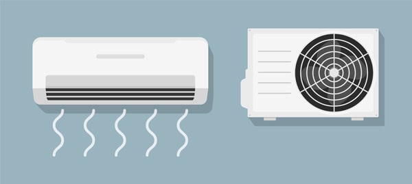 Efficient cooling with multi-zone air conditioners.