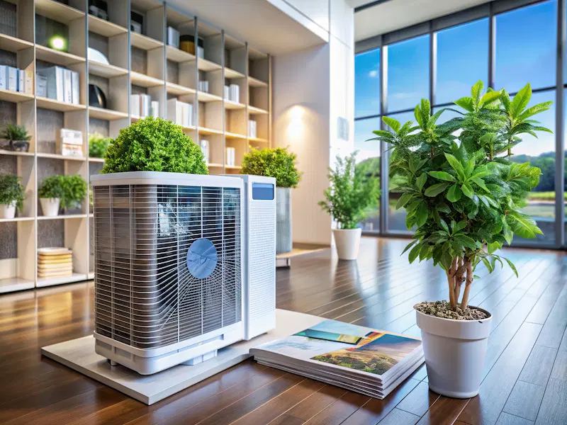 Energy-efficient heat pump as a sustainable heating source